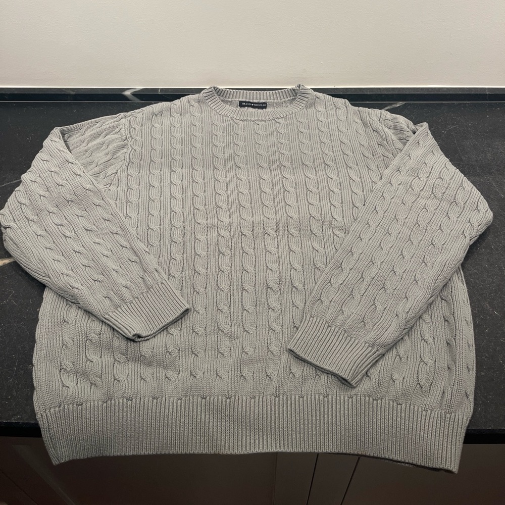 Women’s Brandy Melville Grey/Green Sweater